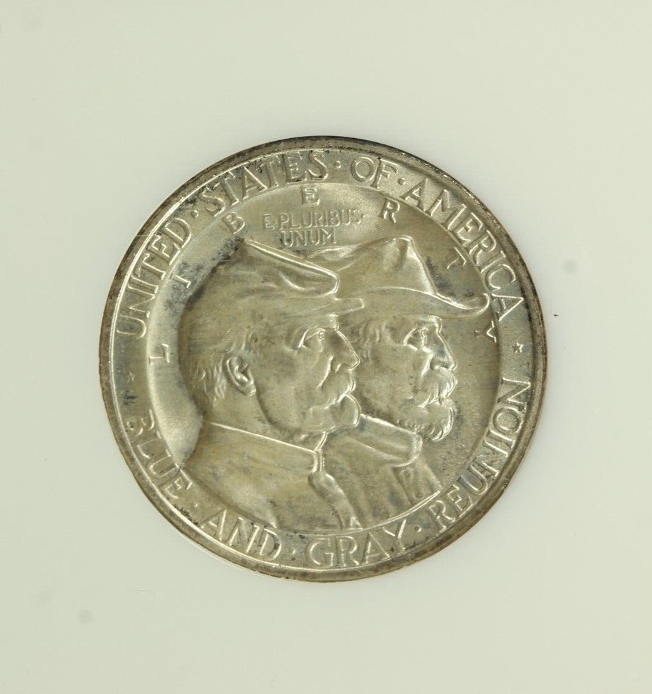 1936 Gettysburg Commemorative Half Dollar : NGC MS65