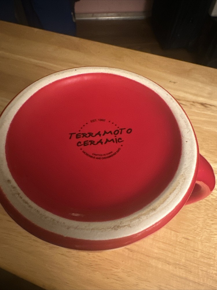 Terramotto Ceramic Red Hearts Pitcher