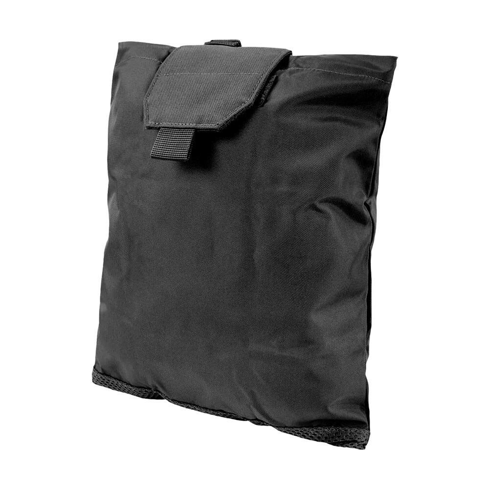Modular MOLLE Hook Loop Magazine Micro Dump Bungee Retention Pouch BLACK