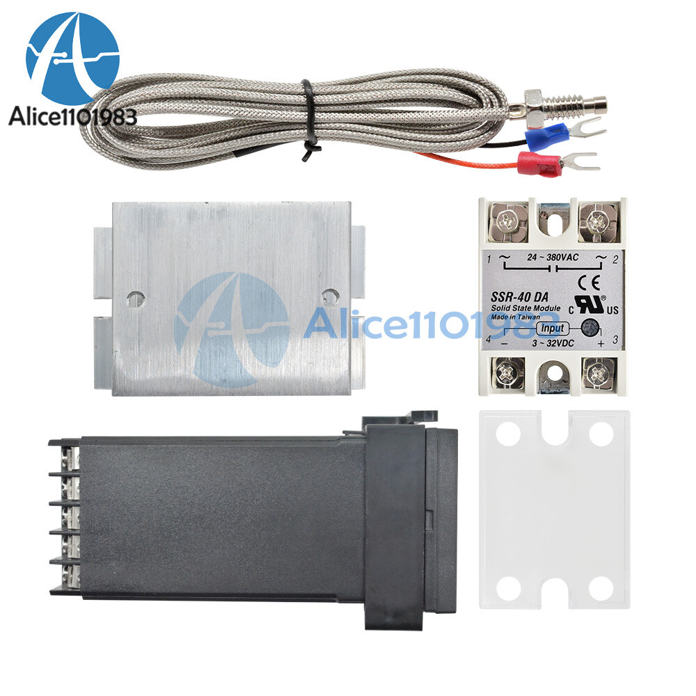 REX-C100 Digital Thermostat temperature Controller SSR Output K Thermocouple