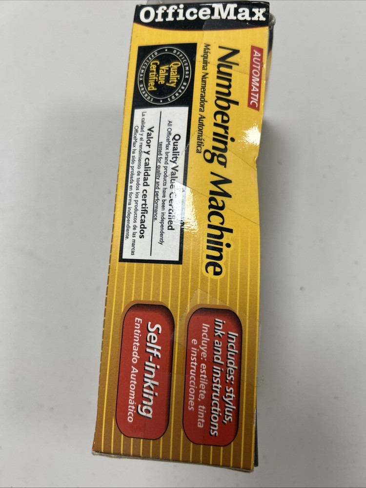 OfficeMax Numbering Machine-Fixed US shipping