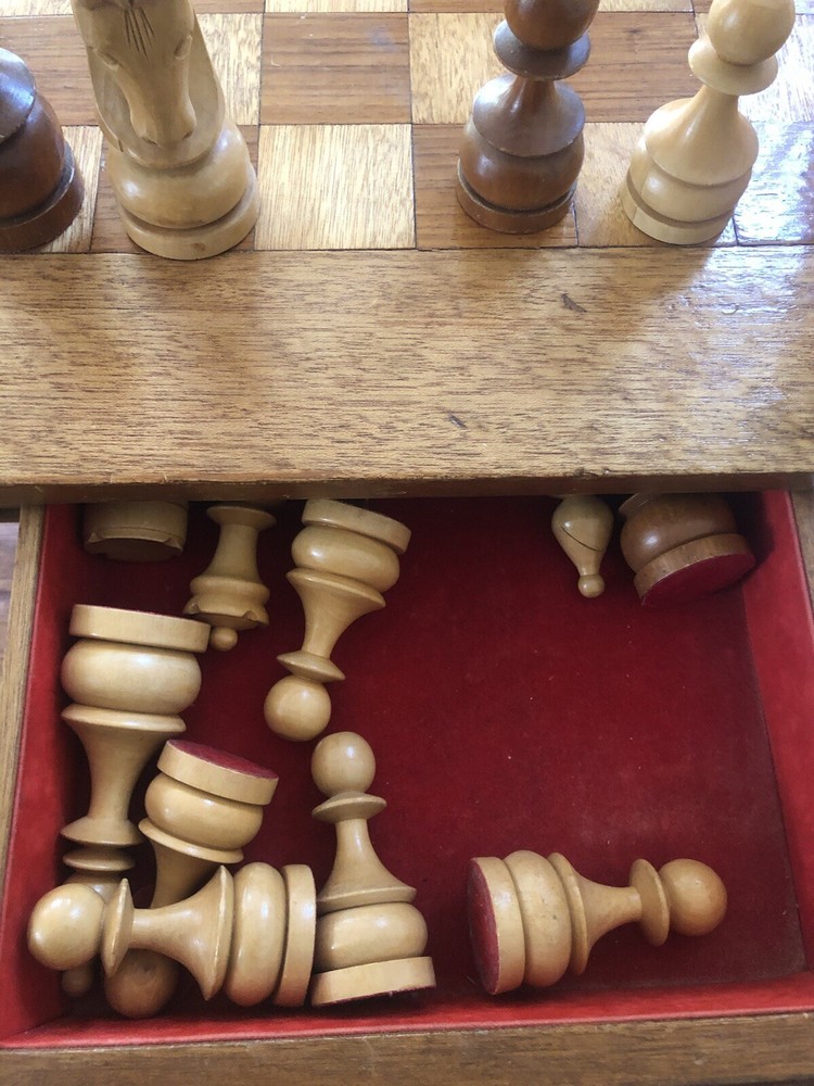 Chess Table With Horse Head Base