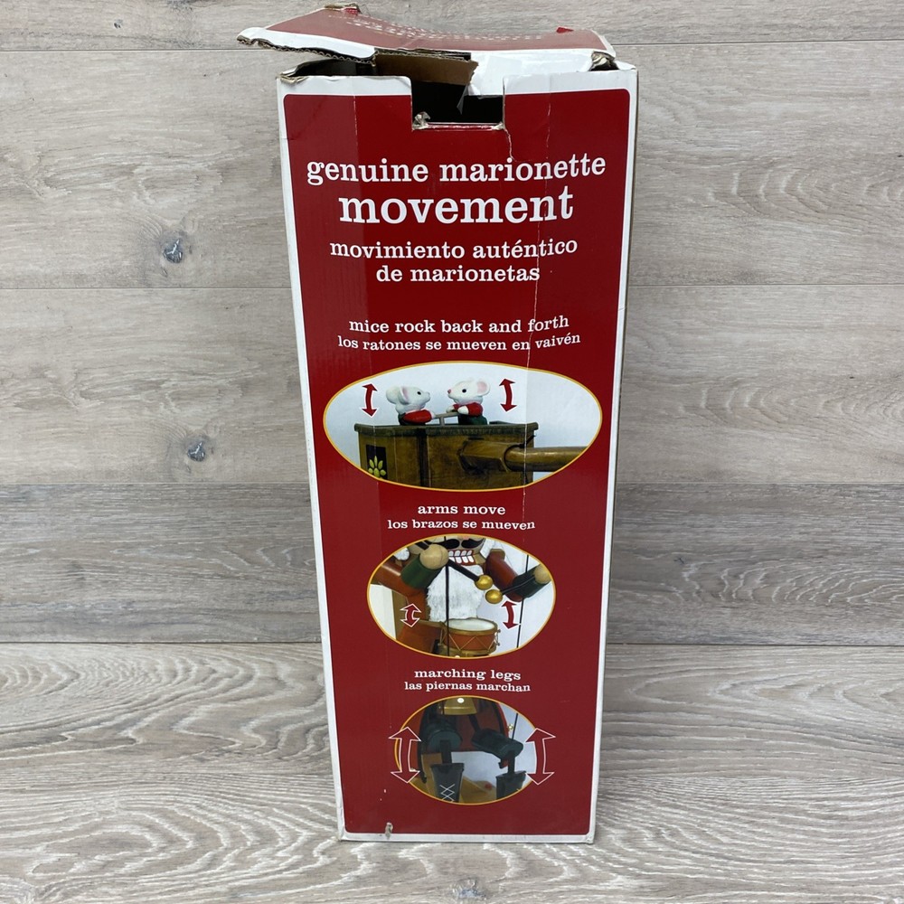 Nutcracker Marionette Animated Musical 22" Nutcracker Suite Works VIDEO