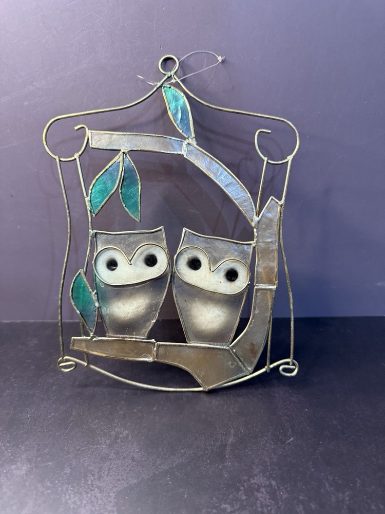 Vintage Owl Suncatcher