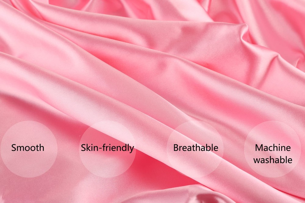Satin Pack n Play Sheet Set 2 Pack Ultra Soft Silk Fitted Mini Crib Sheets Pl...