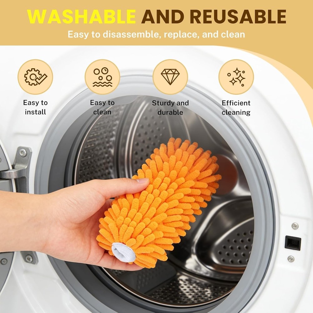 Microfiber Duster Refills for Swiffer Compatible Small Cleaning Tools