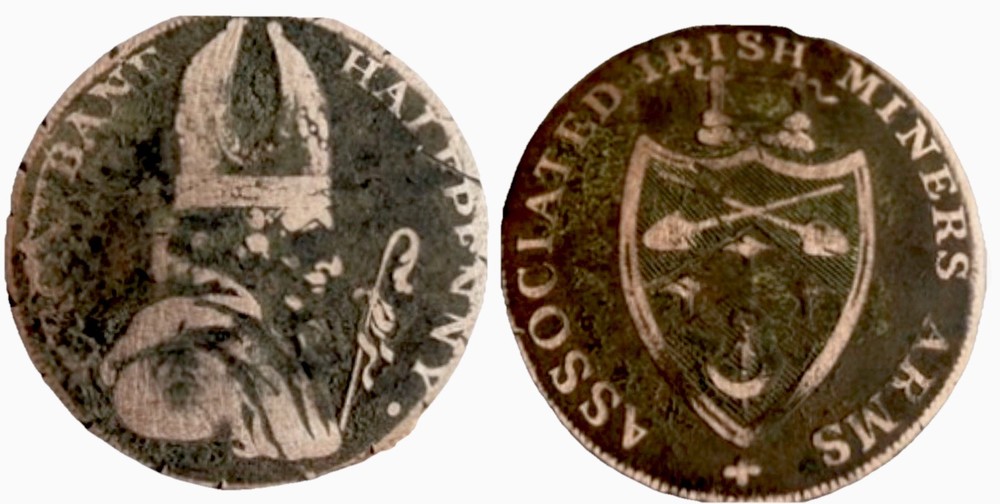 Wicklow Cronbane Half-Penny Token 1789