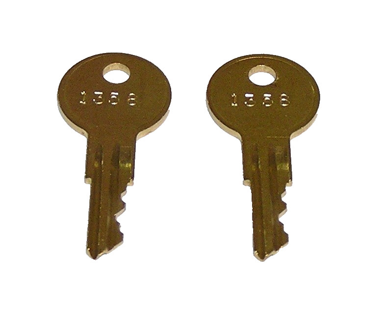 2 - 1358 Replacement Keys fit Bosch Fire Alarm Panel Pull Stations