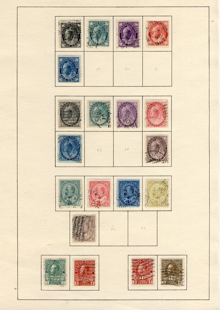 Canada 1897-1946 Used Collection 12 Scans