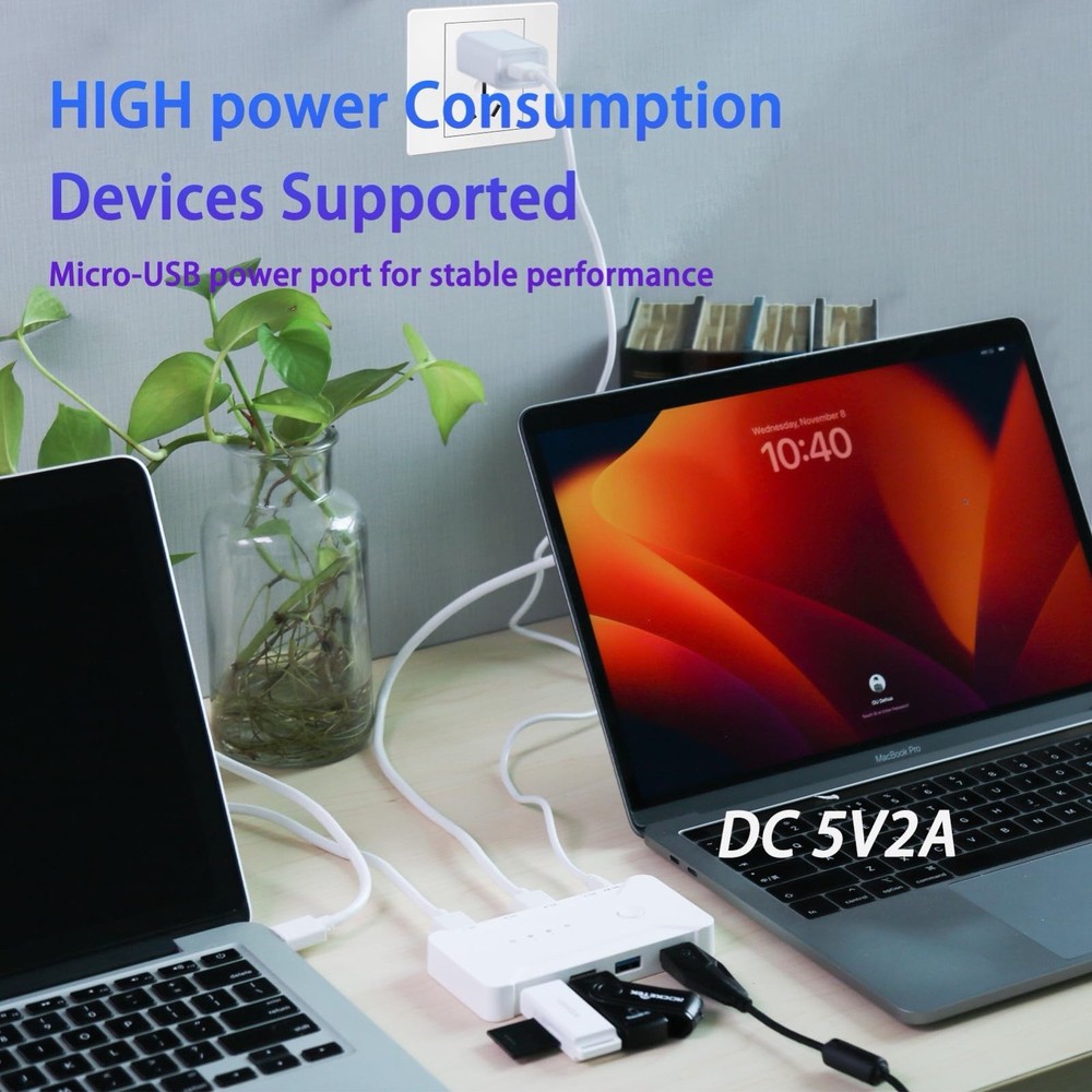 USB 3.0 KVM Switch Selector 4 in 4 Out