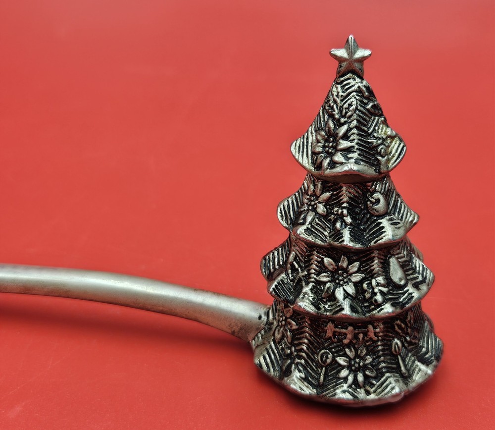 Godinger Silverplate Christmas Tree Candle Snuffer