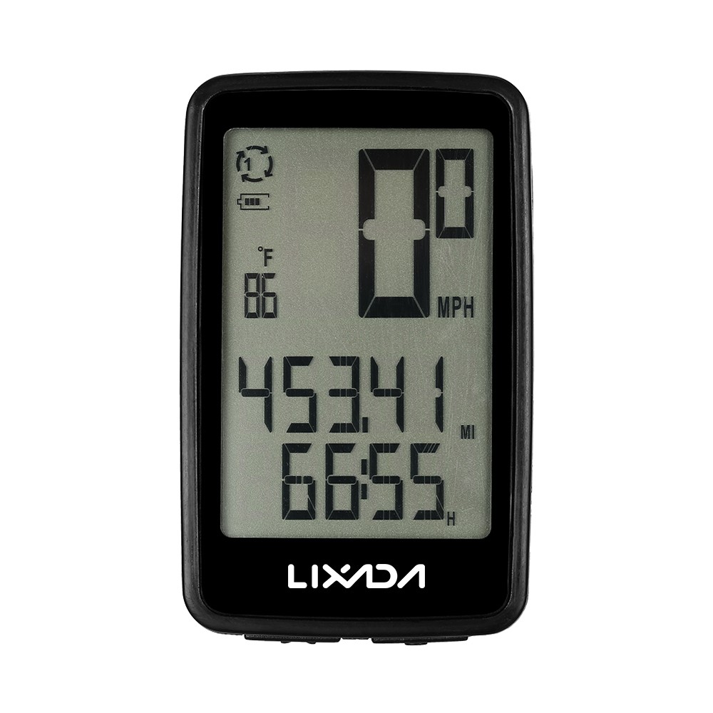 Lixada USB Rechargeable Wireless Bike Cycle Computer With ABOW