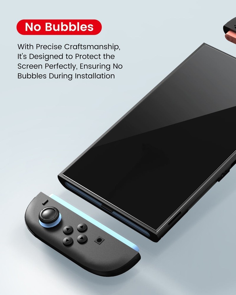 For Nintendo Switch 2 Tempered Glass Screen Protector With Plastic Frame