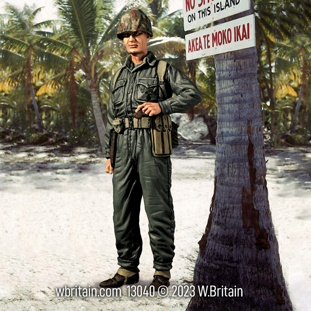 W.Britain 13040 U.S.M.C. Lt. General Lewis "Chesty" Puller (Britains)
