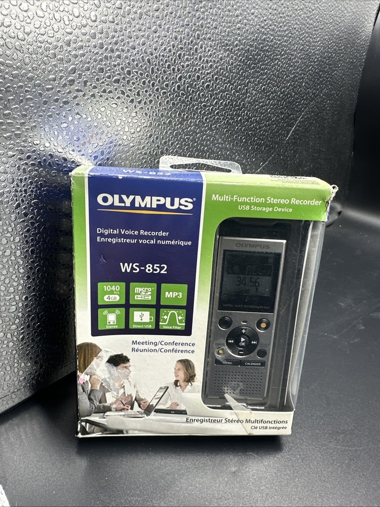 Olympus WS-852 4GB Digital Voice Control Multi-Function Stereo Recorder