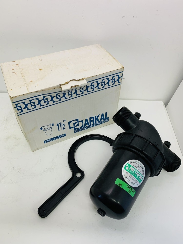 Netafim Arkal Disc 1-1/2”Filter 1150 Water Irrigation 200 Mesh/55 Micro, NPT