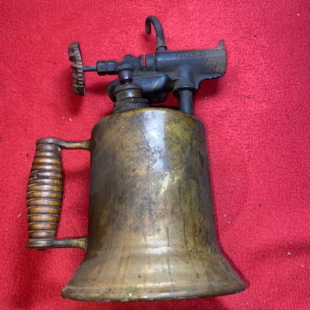 Vintage Brass Blow Torch M.W. & Co. UNTESTED