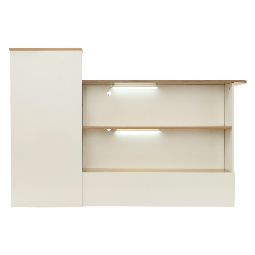 Modern Reception Desk, Reception Desk, Reception Desk with a Lockable Drawer