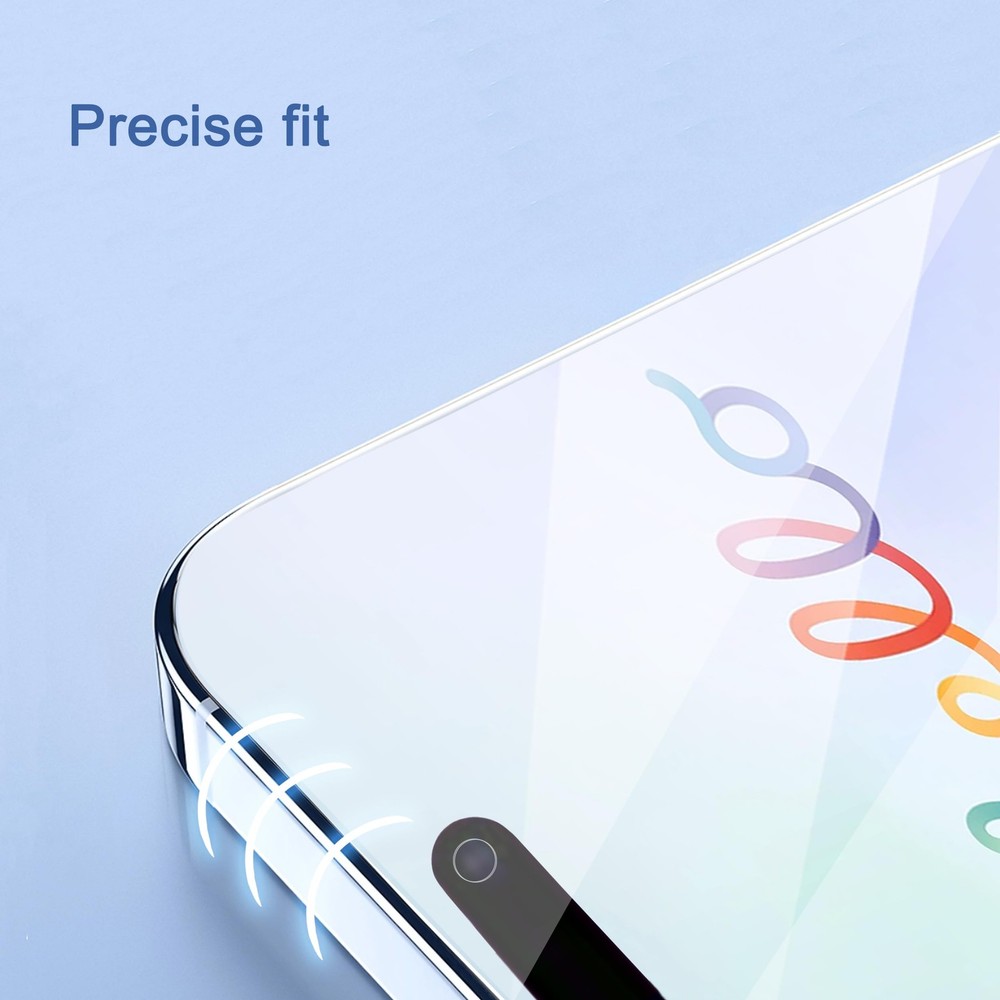 2Pack For iPhone 16 Pro iPhone 17 Tempered Glass Screen Protector Anti Scratch