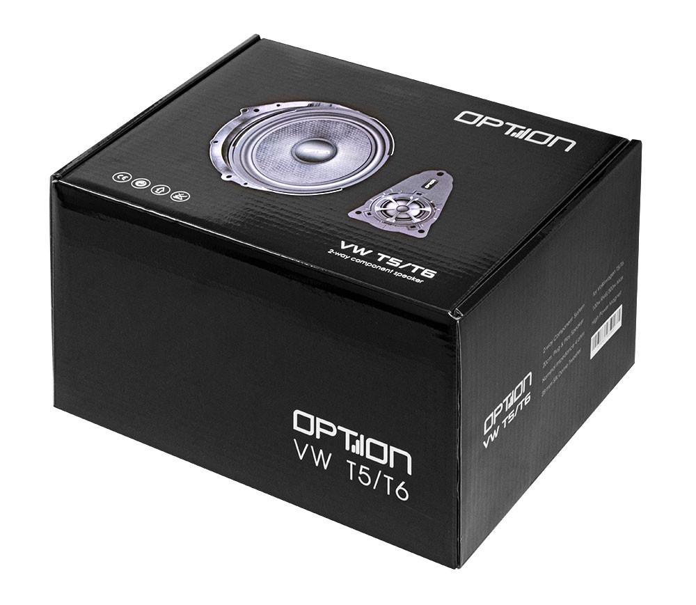 OPTION Plug & Play Front Van Speaker System for VW T5/T6