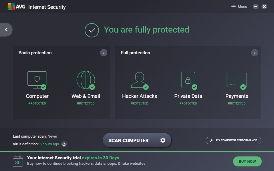 AVG Internet Security 2024 Antivirus Protection 1 Device 1 Year PC Code by Email