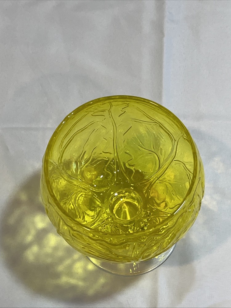 CABBAGE LEAF SIGMA RETIRED SECLA YELLOW GLASSWARE CABBAGE GOBLET Replacement