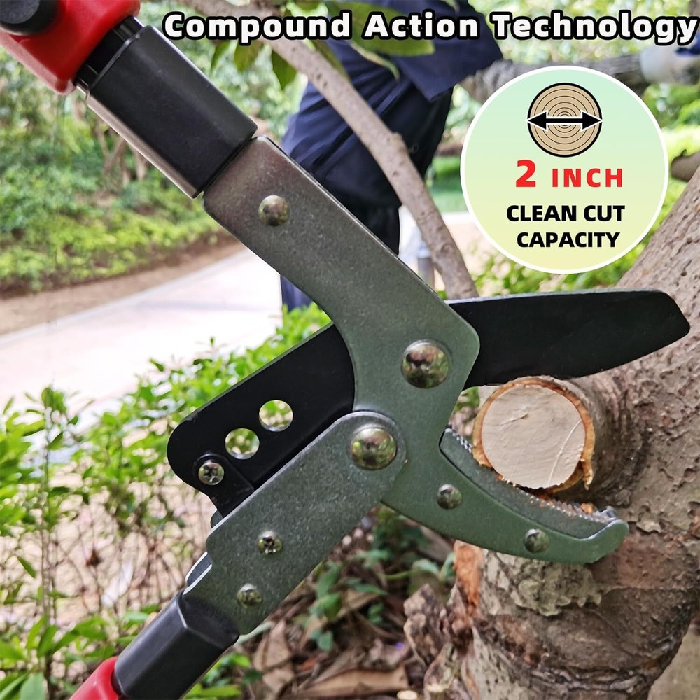 Loppers Branch Cutter Heavy Duty Tree Trimmer, Extendable 28-41" Tree Pruner wit