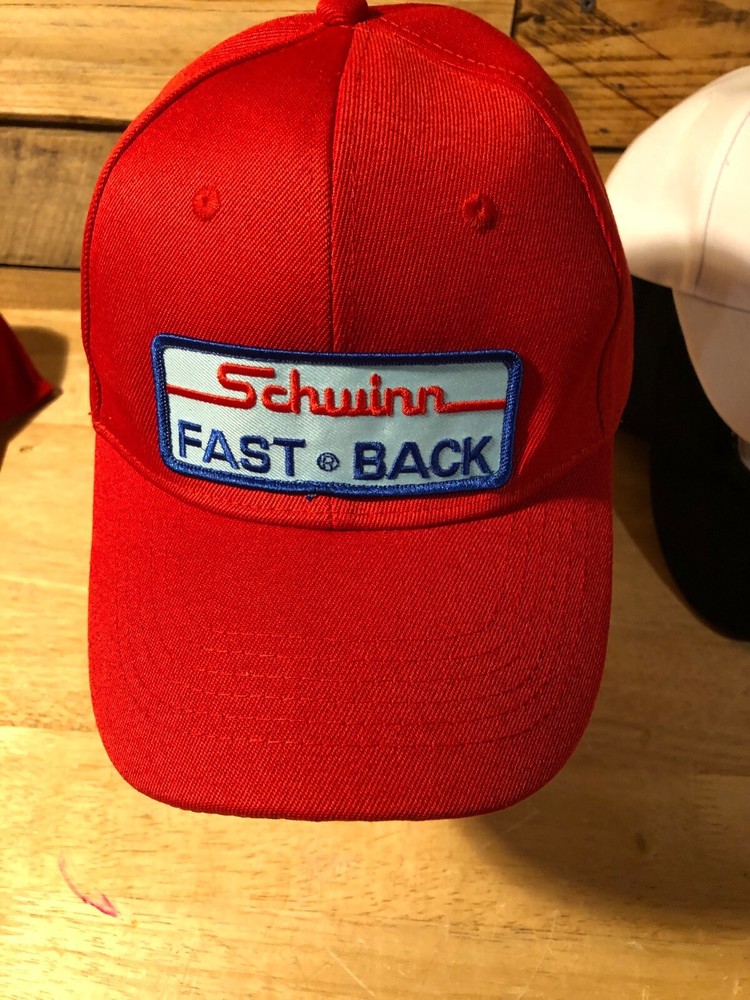 Stingray RED FASTBACK Hat RED Baseball cap with metal tag