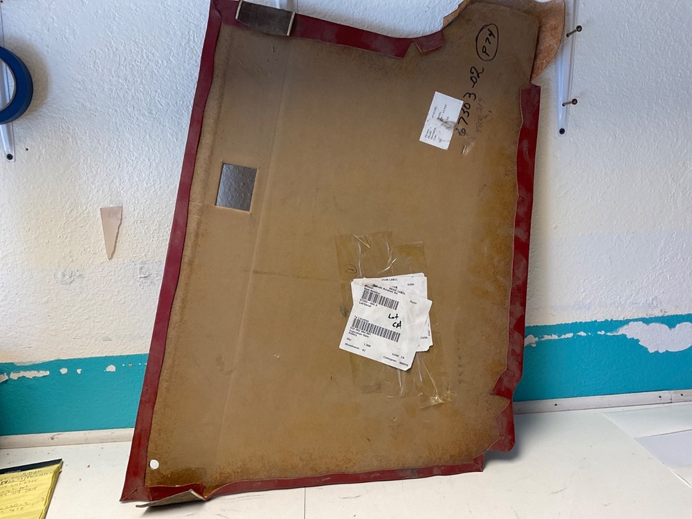 Interior Door panel for a PA32 Tomahawk air craft