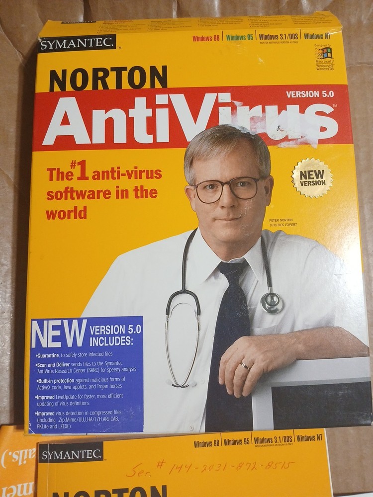 Symantek Norton Antivirus Version 5.0 (1998)