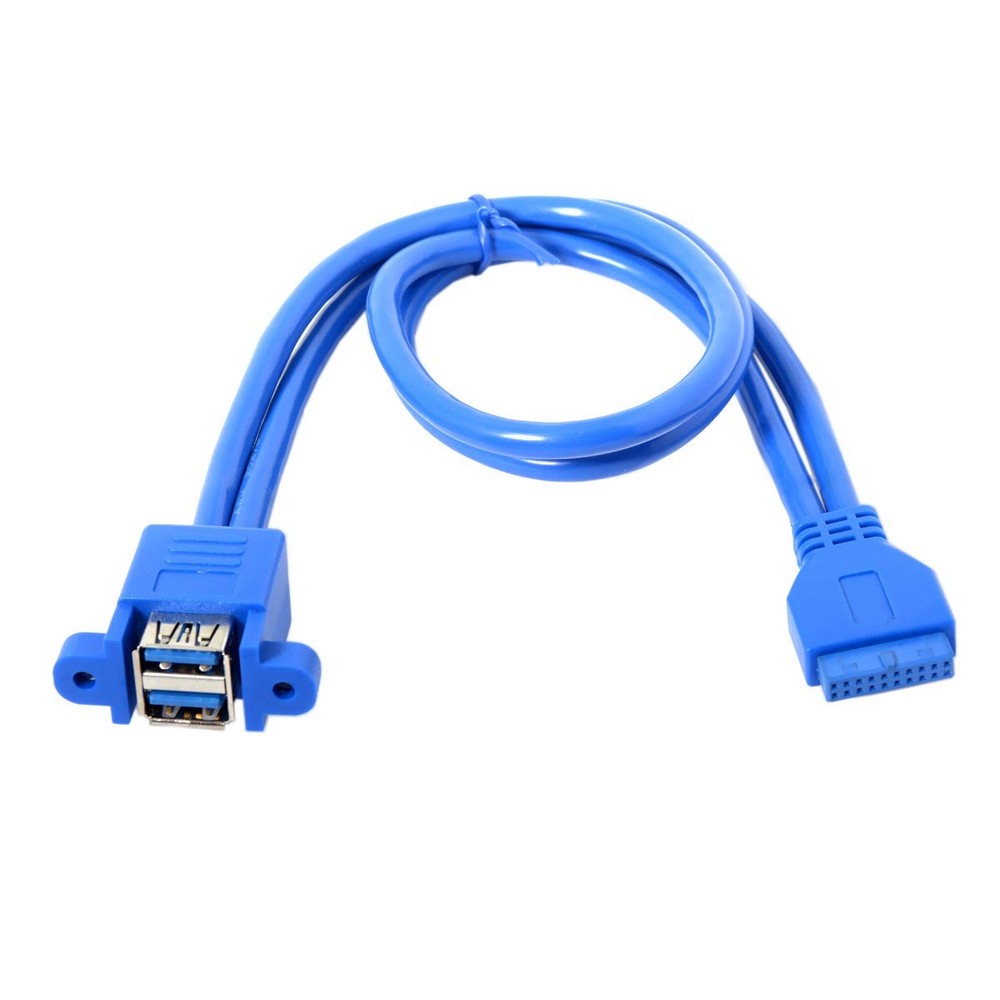chenyang USB 3.0 Front Panel Header 19/20Pin 1 Male to 2 Female...