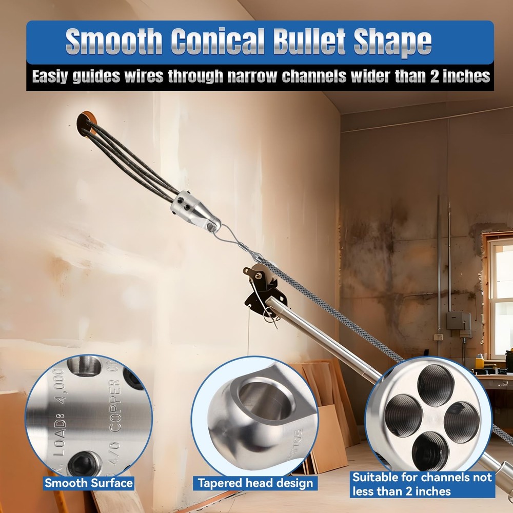 Penguin Puller JR Wire Pulling Attachment, 69705 Wire Pulling Heads with 4000...