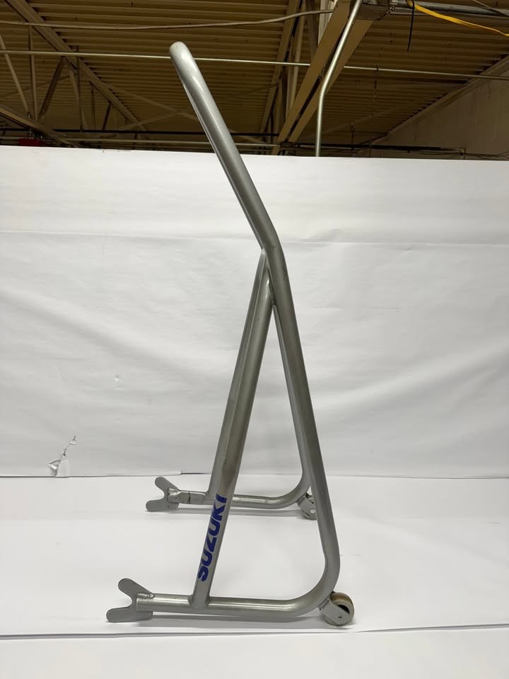 Suzuki Motorcycle Rear Wheel Stand - Silver