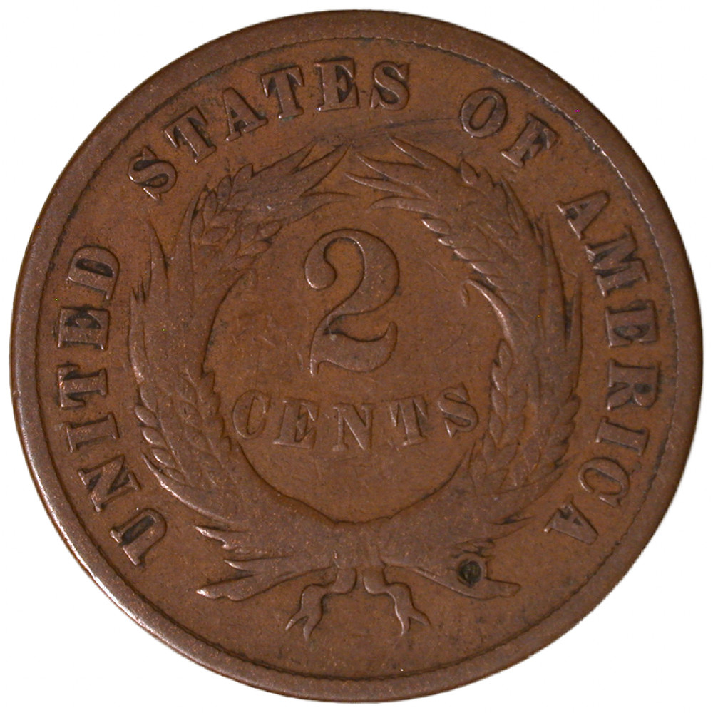 1870 Two Cent Piece