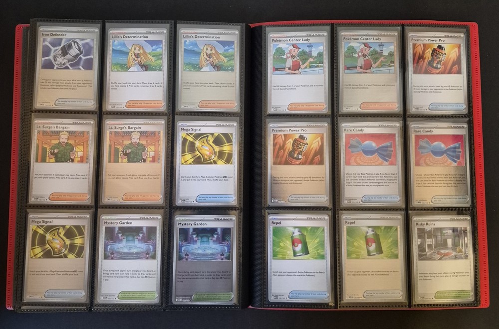Mega Evolution 100% Complete Master Base Set with C/UC/H/RH & EXs