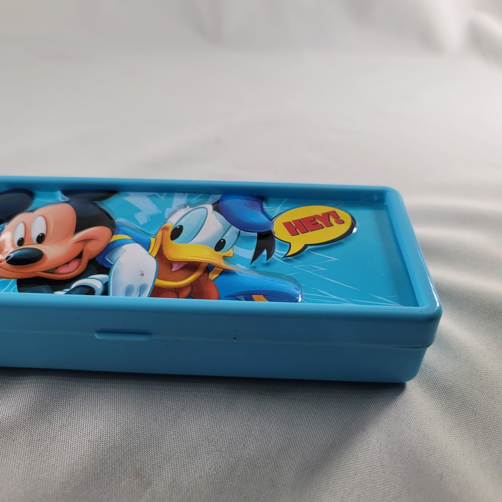 Micky Mouse Printed Plastic Pencil Box Mini Organizer Storage Box