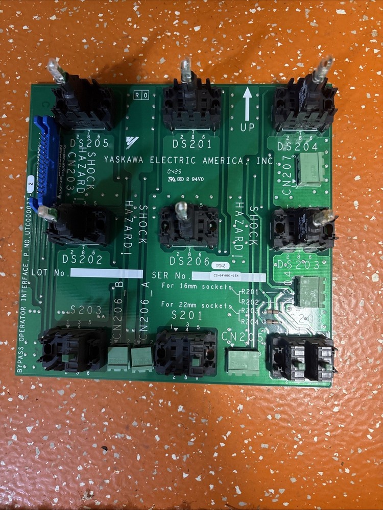 Yaskawa Bypass Operator Interface Board UTC000036
