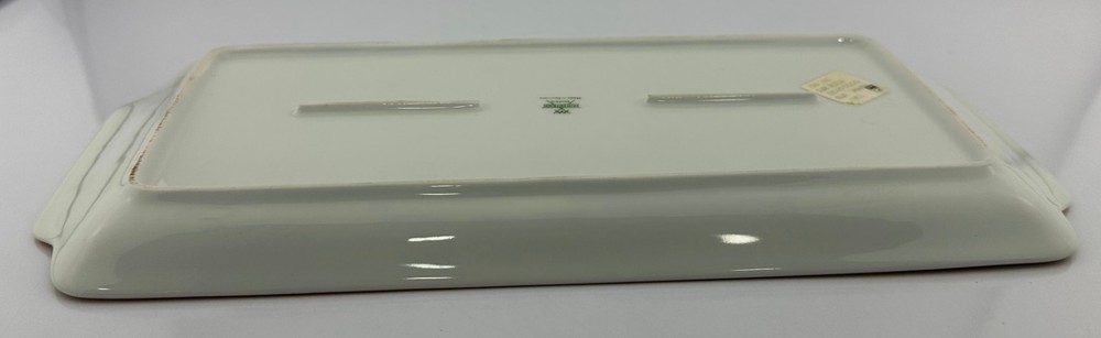 Mitterteich Bavaria Germany Rectangular Serving Tray 14x6.5”. Pre-owned