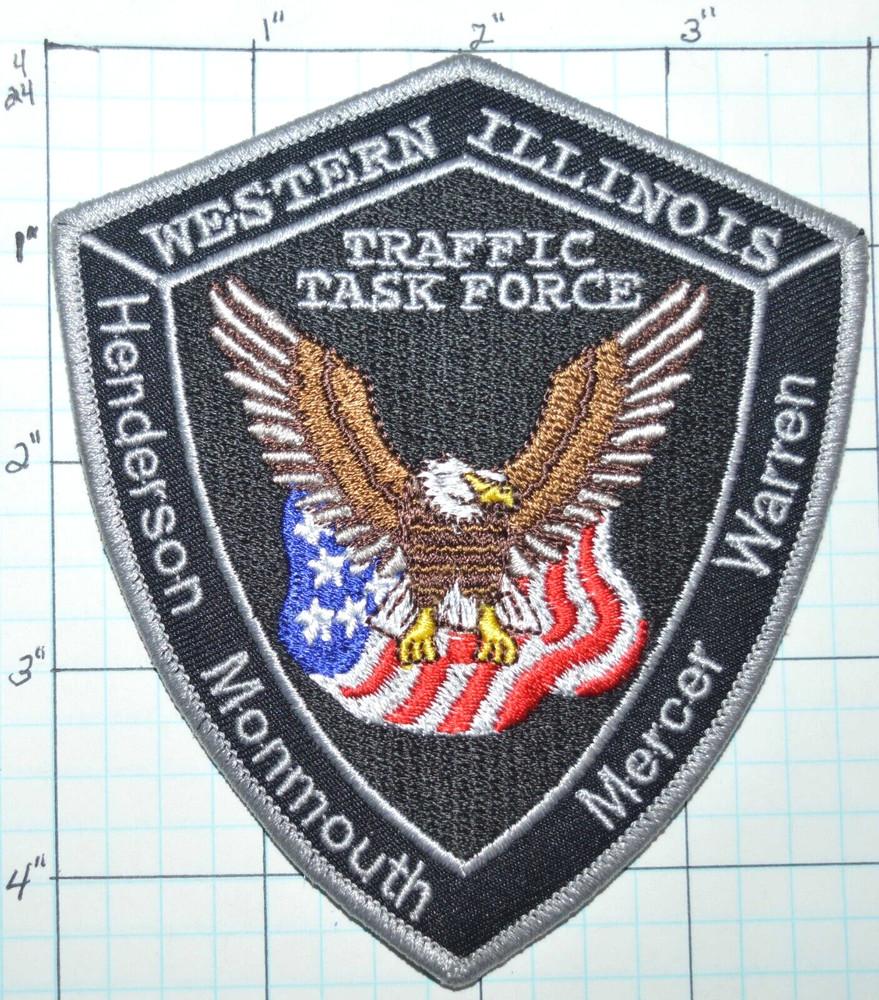 WESTERN ILLINOIS TRAFFIC TASK FORCE POLICE PATCH