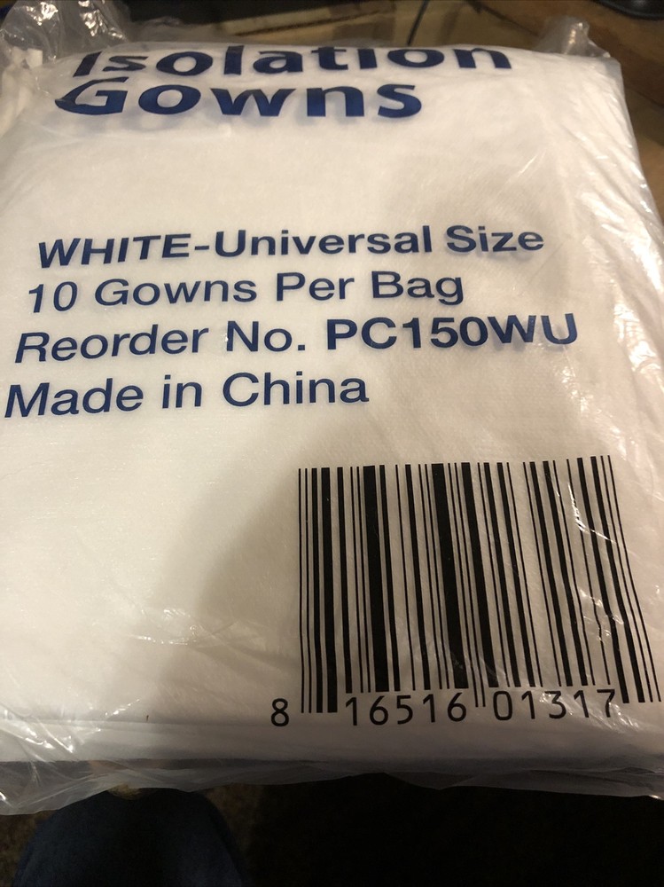 ProCure Isolation Gowns white Quantity 10 PC150WU