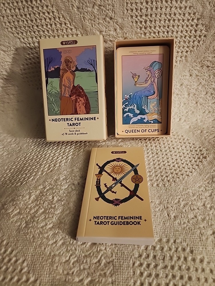 Wyspell Neoteric Feminine Tarot Cards Deck with Guidebook
