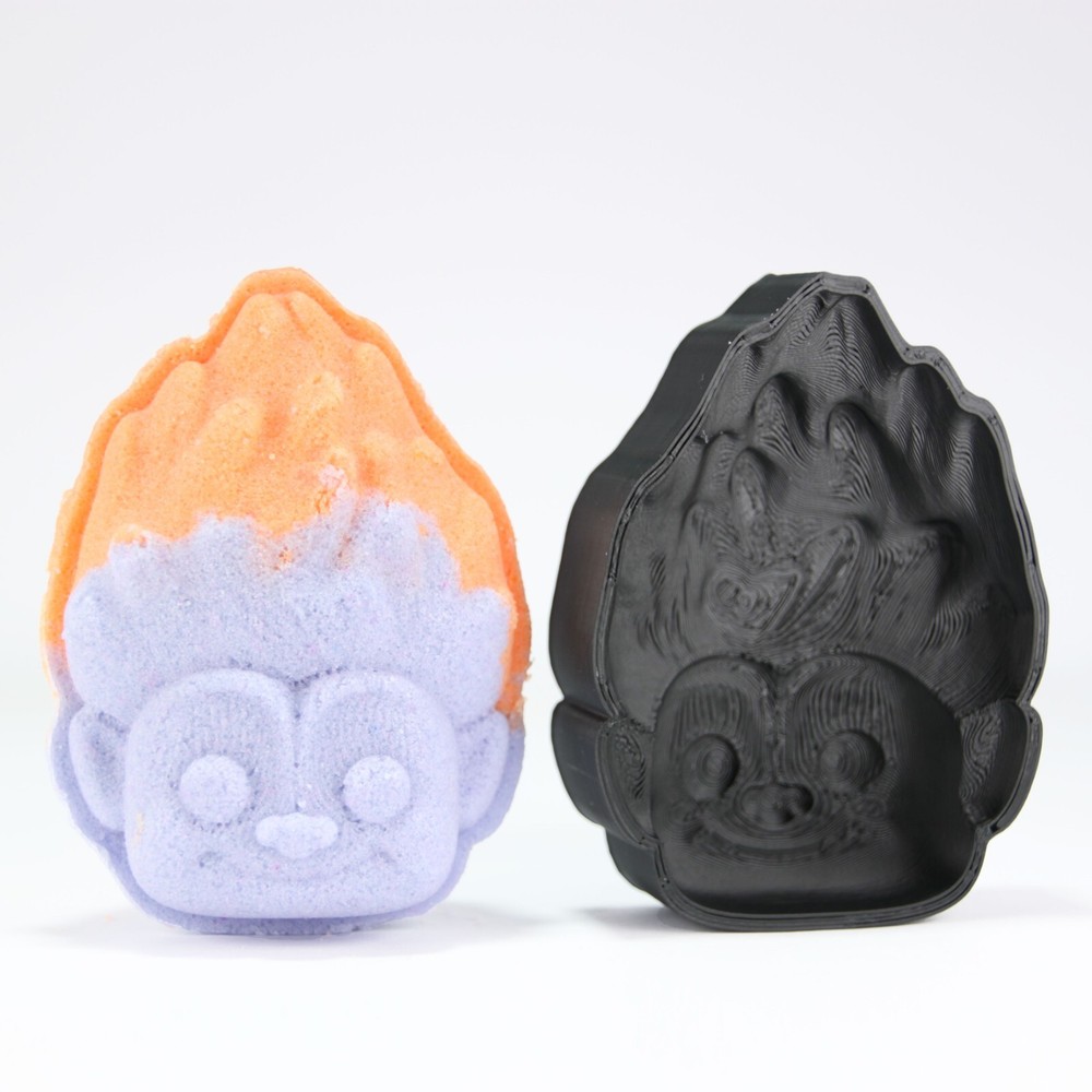 TROLL Bath Bomb Mold, DIY original BathBombs Set 3D Printed Kit