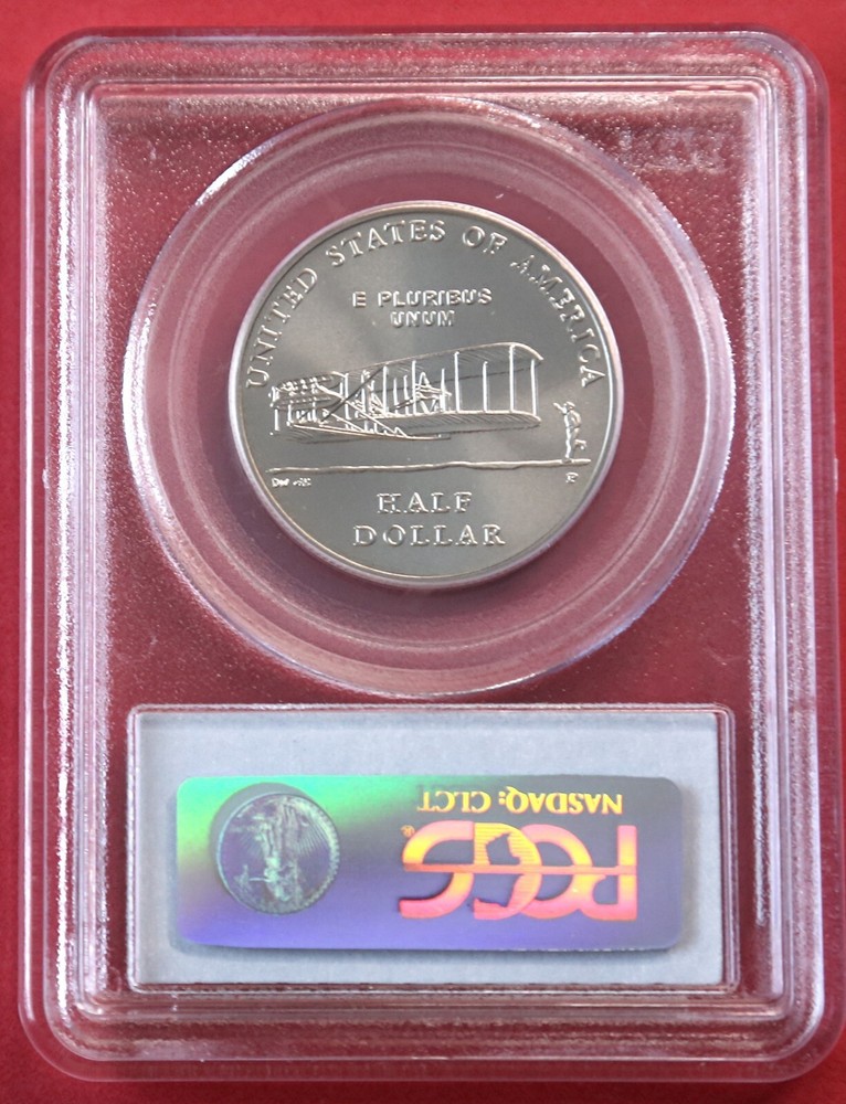 2003 P FIRST FLIGHT Half COMMEMORATIVE Clad Coin, PCGS MS69-Free Ship