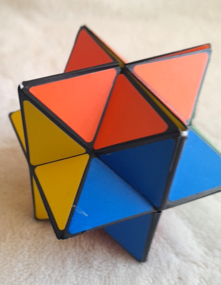 Rubiks Cube Magic Star Puzzle Solving Mind Game Brain Teaser Toy