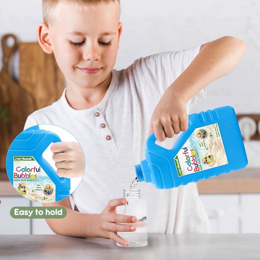 Bubble Solution Refill 33.8 OZ Bubble Concentrate Solution for Bubble Machine...