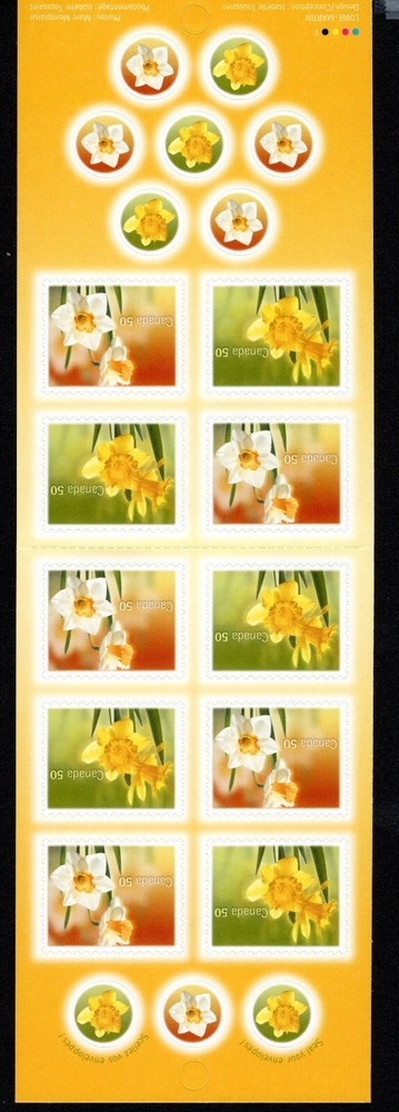 CANADA BOOKLET UNITRADE 308 DAFFODILS
