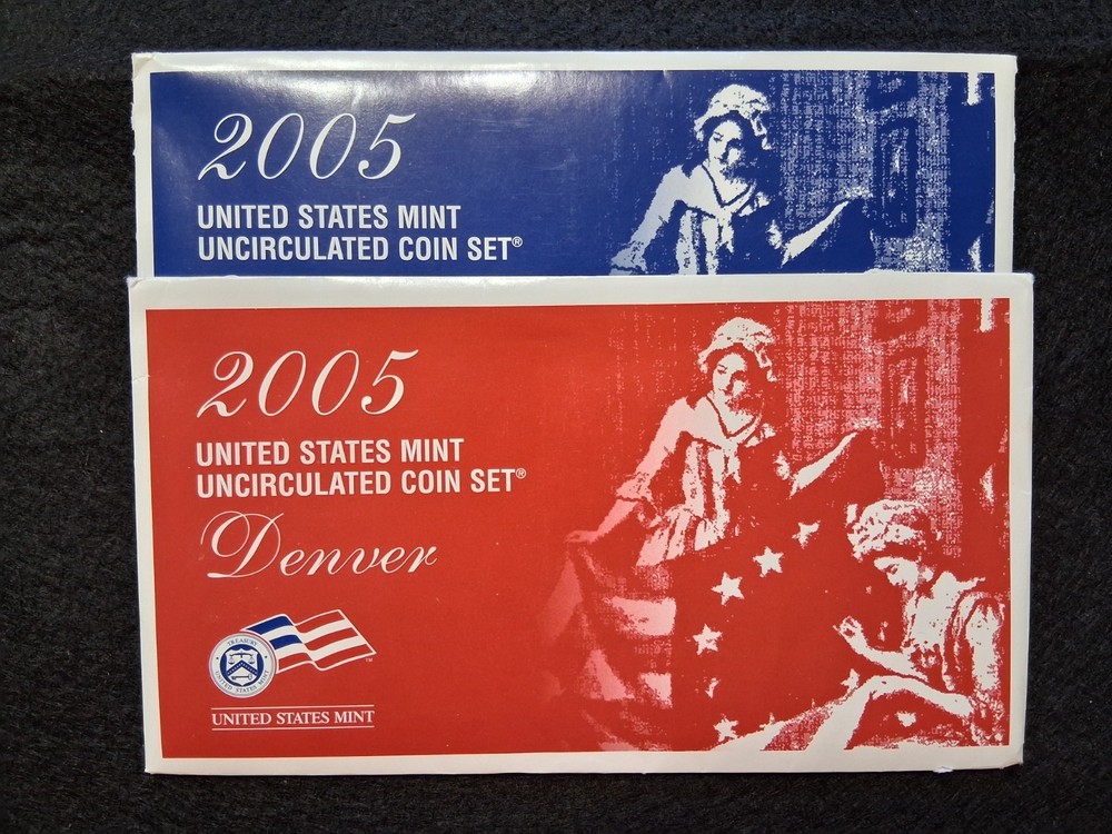 2005 US Mint Set P and D