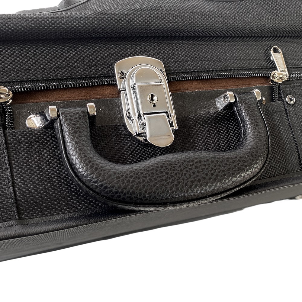 Double Violin Case Viola Case Strong Full Size With Back Strap