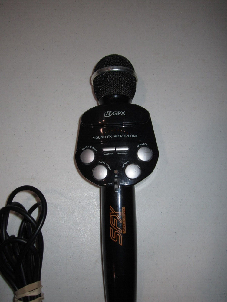 GPX C25MIC Magic Karaoke Microphone with Special Effects NICE!!!