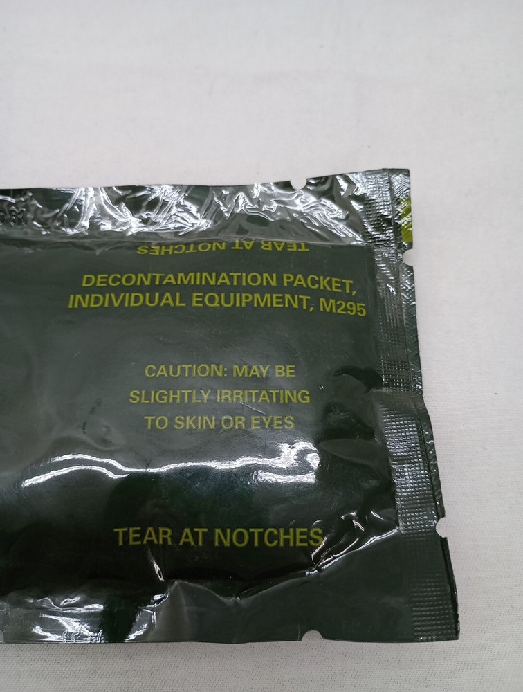 Decon packet, M295 individual decon , surplus military